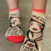 Socks BlueQ Anklets | Fight Like A Girl Anklet