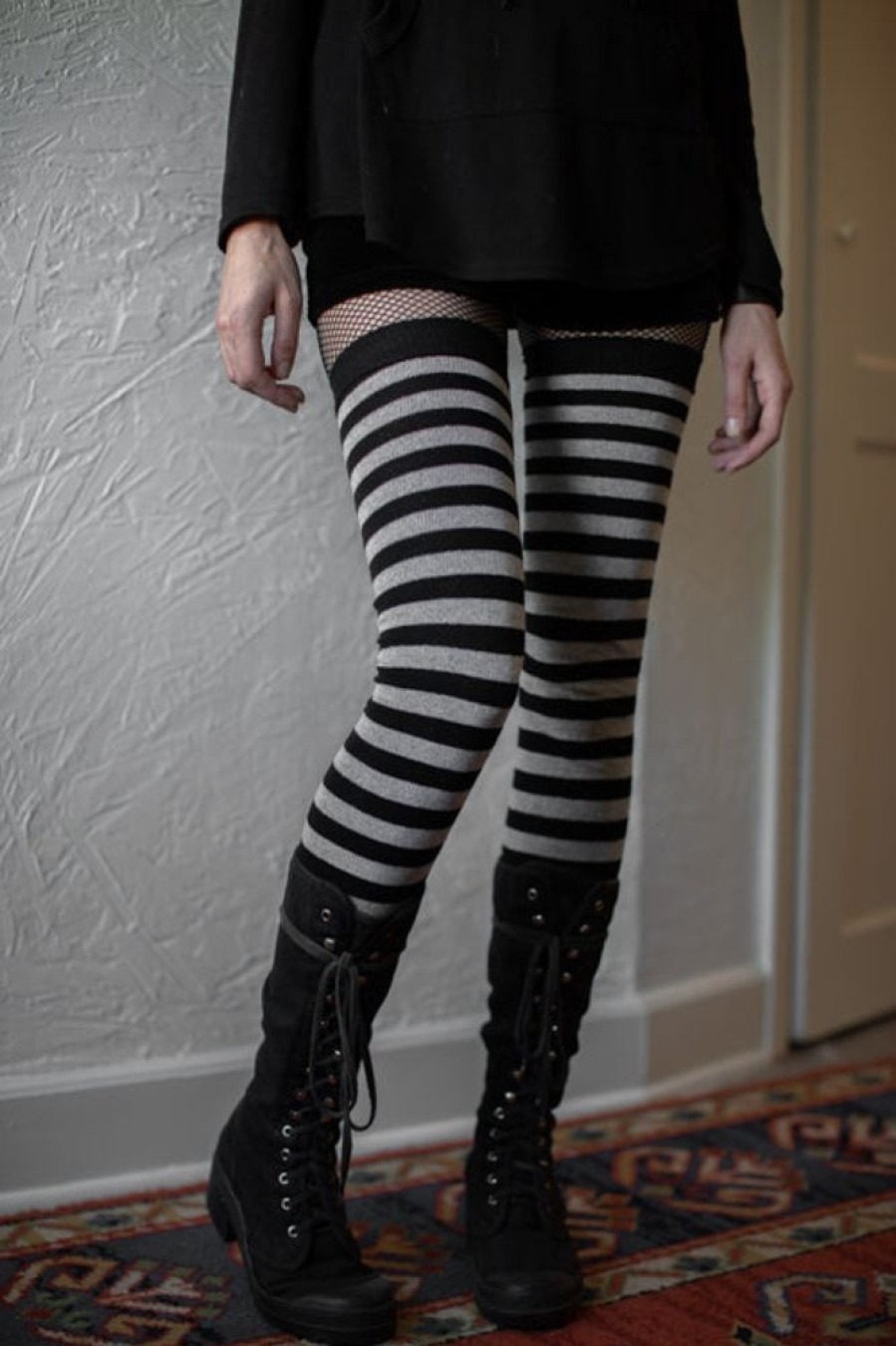 Socks DreaM Stockings Thigh Highs | M Stripes Thigh High Socks