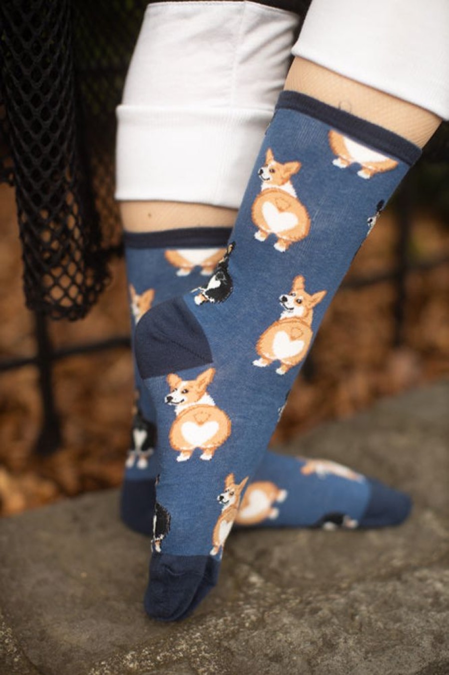 Socks Socksmith Crew Socks | Corgi Butt Crew