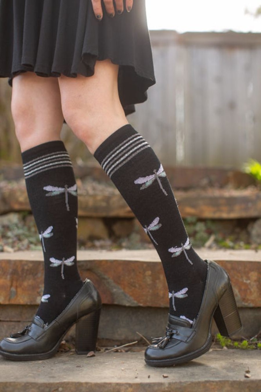 Plus Size Sockwell Plus Size Knee Highs | Dragonfly Compression Knee High