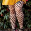 Plus Size Leg Avenue Plus Size Tights | Sharp Edge Scale Net Tights