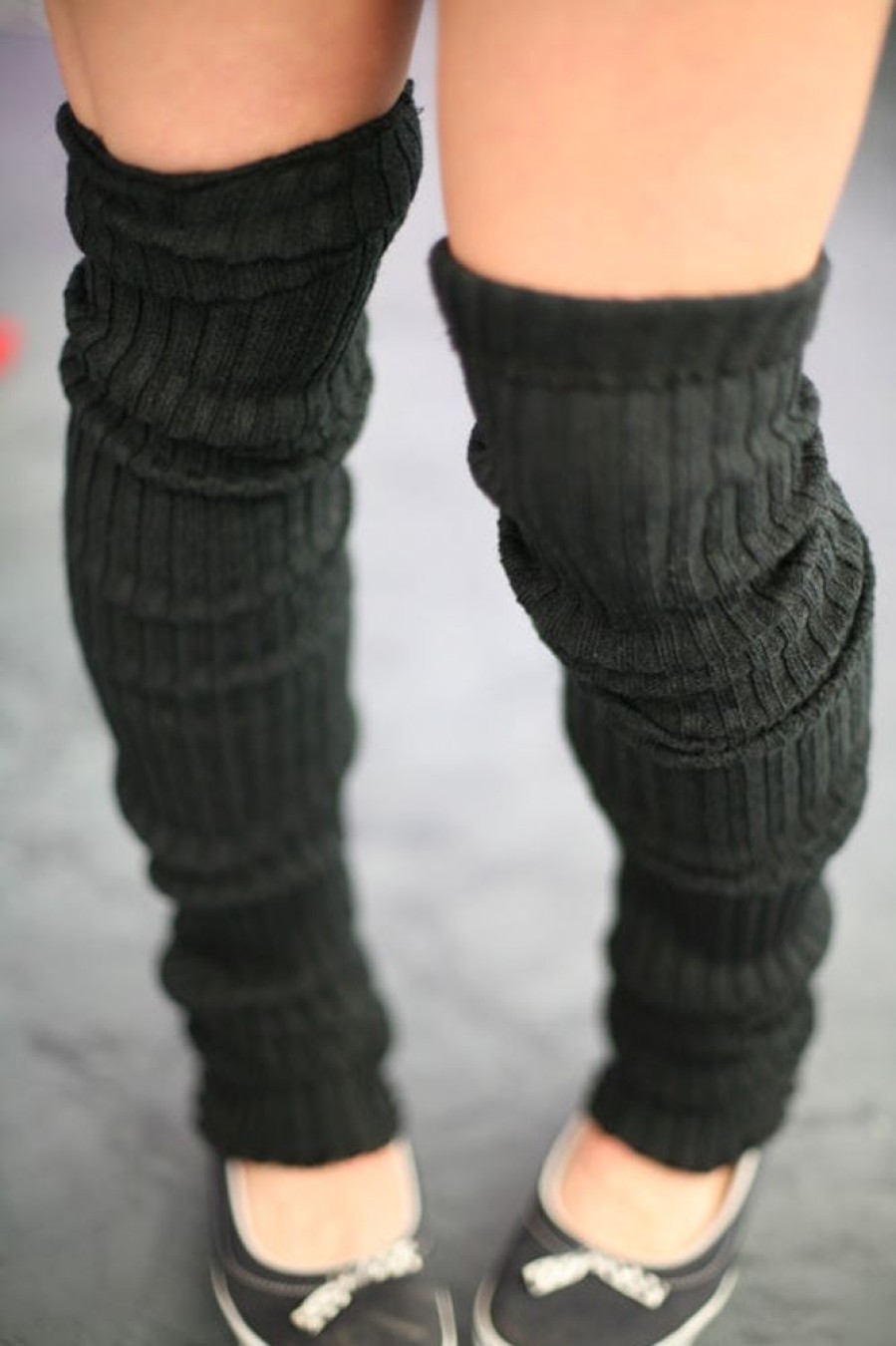 Accessories Foot Traffic Leg Warmers | Super-Long Ribbed Leg Warmers