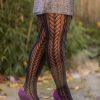 Tights & Leggings Killer Legs Fishnet Tights | Plus Size Braided Swirls Net Tights