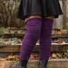 Socks DreaM Stockings Thigh Highs | Longer M45 Ribbed Thigh High With Roll Top