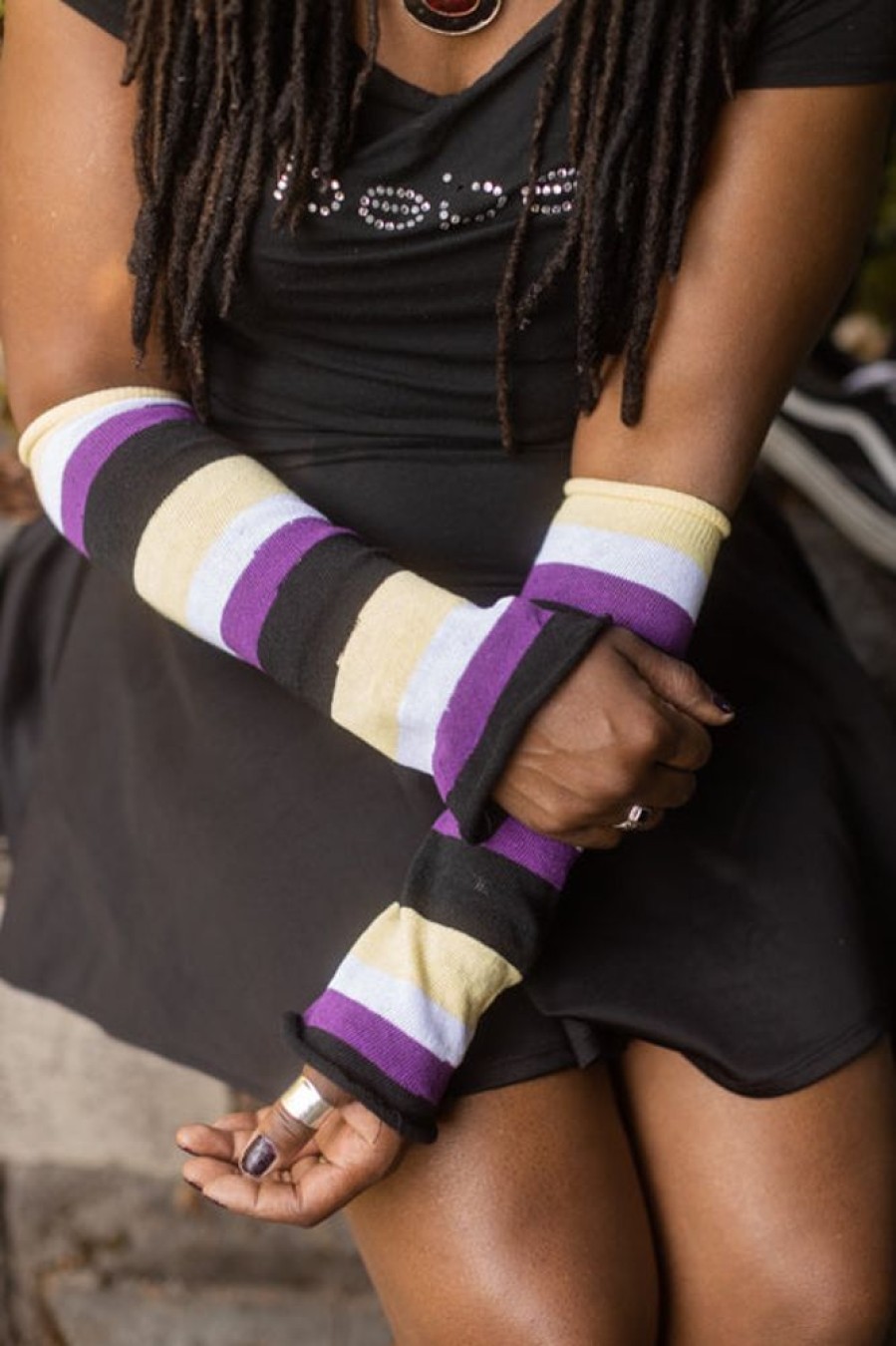 Accessories DreaM Stockings Arm Warmers | Pride Stripes Arm Warmers