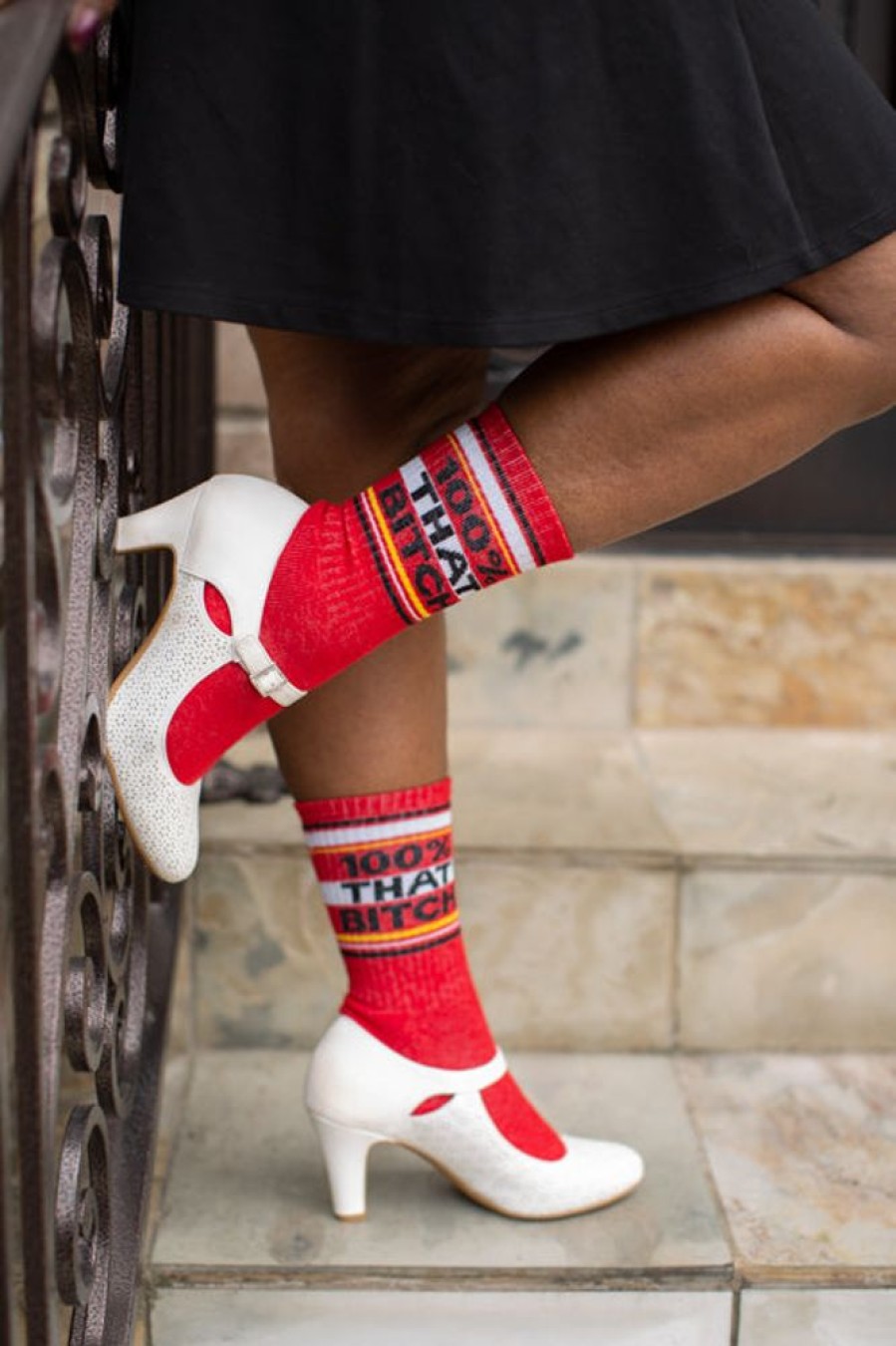 Plus Size Gumball Poodle Plus Size Crew Socks | 100% That Bitch Crew