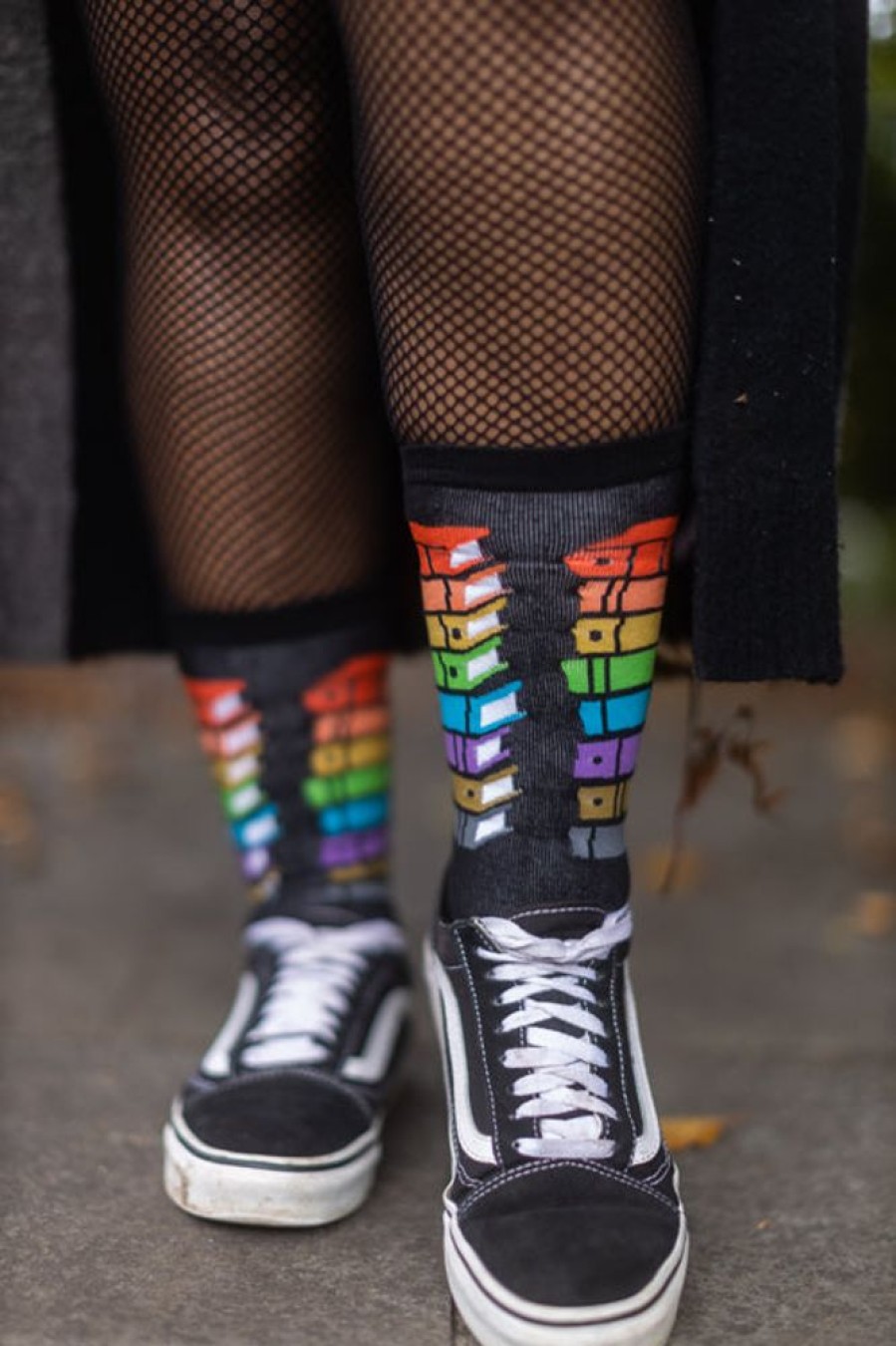 Socks Out Of Print Midcalves | Read With Pride Crew