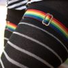 Accessories Sock Dreams Sock Garters | Extra Long Simply Adjustable Rainbow Sock Garters