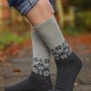 Socks b.ella Crew Socks | Roland Snowflake Crew