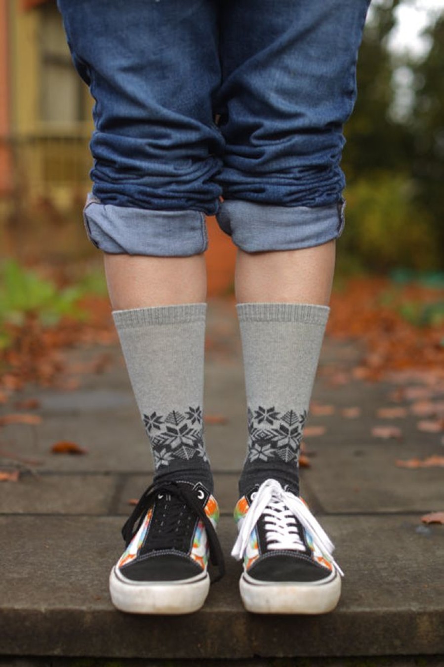 Socks b.ella Crew Socks | Roland Snowflake Crew