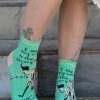 Socks BlueQ Anklets | Long Walks To The Library Anklet