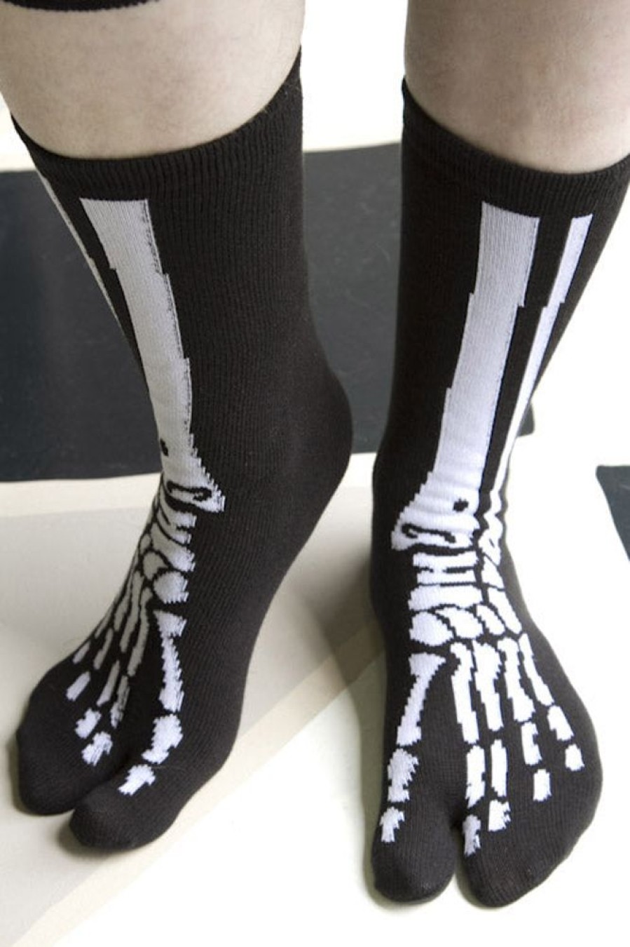 Socks Tabbisocks Crews & Midcalves | Skeleton Tabi Socks