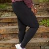 Plus Size K Bell Plus Size Leggings | K. Bell Solid Basic Leggings