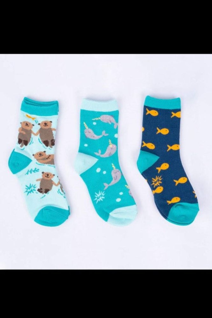 Socks Sock It To Me Kids Socks | My Otter Half Kid'S Crew 3 Pack