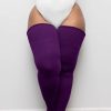 Socks Thunda Thighs Thigh Highs | Thunda Thighs Solid Thigh Highs