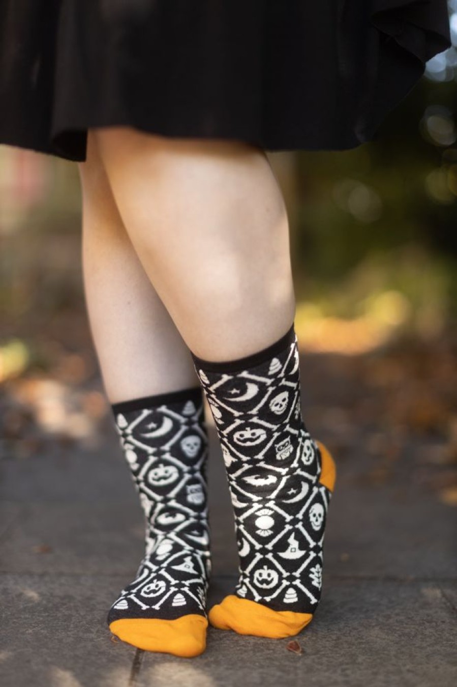 Socks Socksmith Crew Socks | Spooky Icons Crew