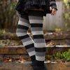 Socks DreaM Stockings Thigh Highs | Shadow Stripes Thigh High Socks