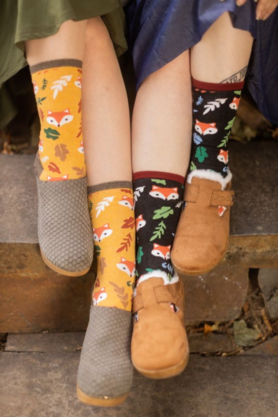 Socks Socksmith Crew Socks | Foxy Fall Crew