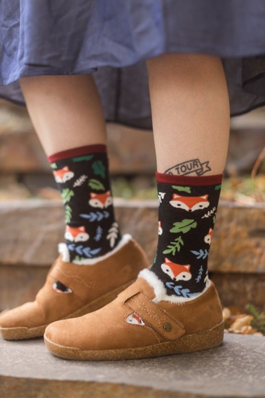 Socks Socksmith Crew Socks | Foxy Fall Crew