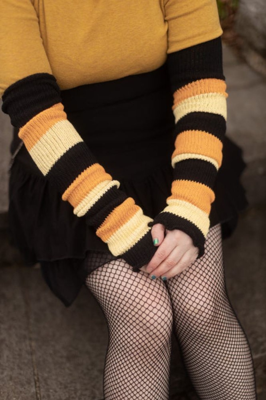 Accessories DreaM Stockings Arm Warmers | Trick Or Treat Stripes Warmers