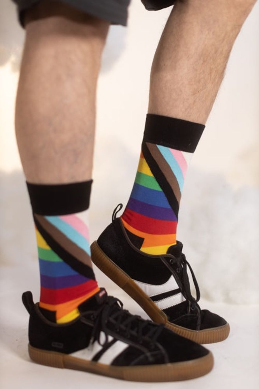 Socks Happy Socks Midcalves | Phluid Progress Flag Crew