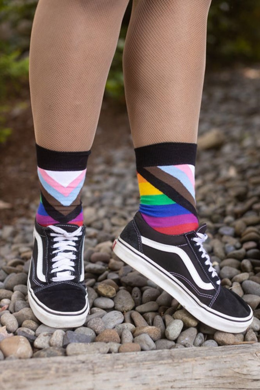 Socks Happy Socks Midcalves | Phluid Progress Flag Crew