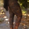 Tights & Leggings M. Rena Sheer To Waist Tights | Plus Size High Waisted Lava Print Leggings