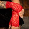 Accessories Killstar Arm Warmers | Embrace The Night Lace Wrist Warmer