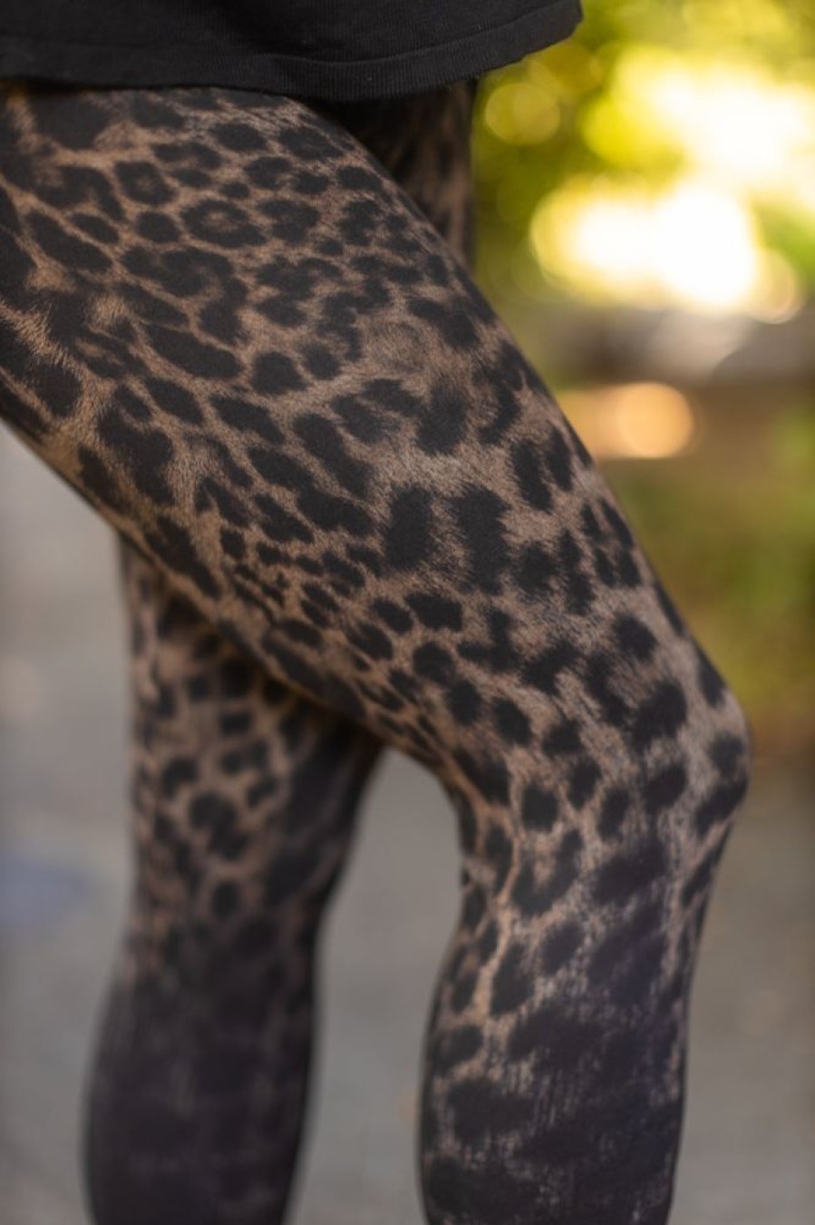 Tights & Leggings M. Rena Sheer To Waist Leggings | High Waisted Jaguar Ombre Printed Leggings