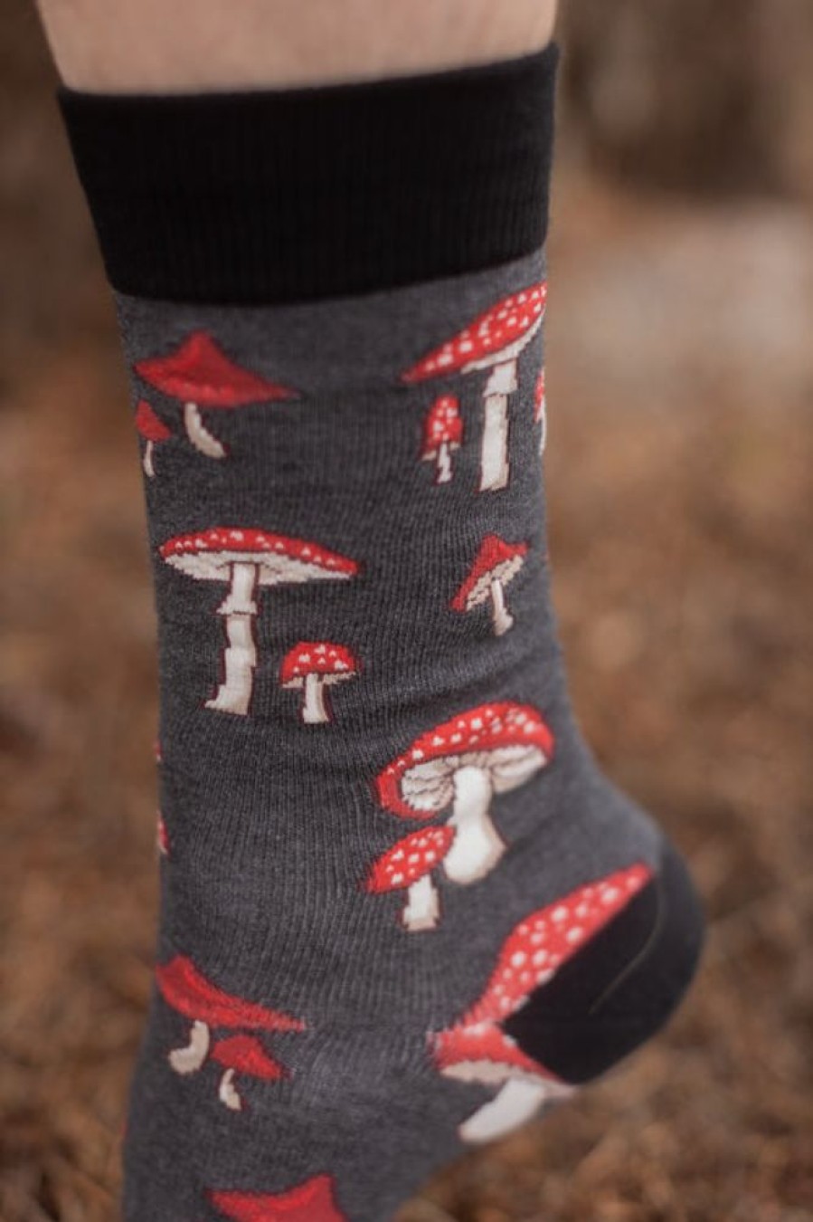 Socks Socksmith Crew Socks | Pretty Fly For A Fungi Crew