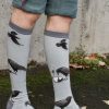 Plus Size Mod Sock Plus Size Knee Highs | Curious Crows Knee High