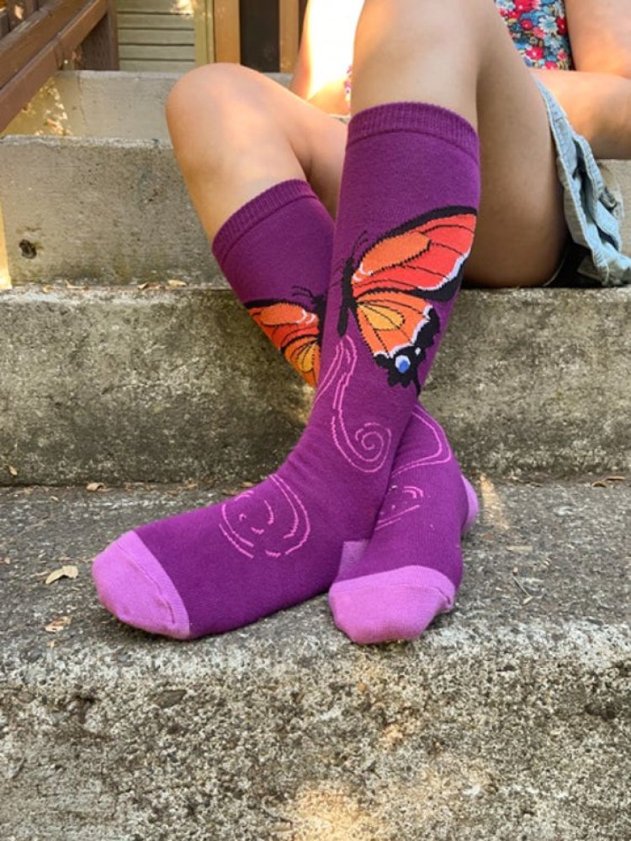 Socks Sock It To Me Kids Socks | The Monarch Kid'S Knee High