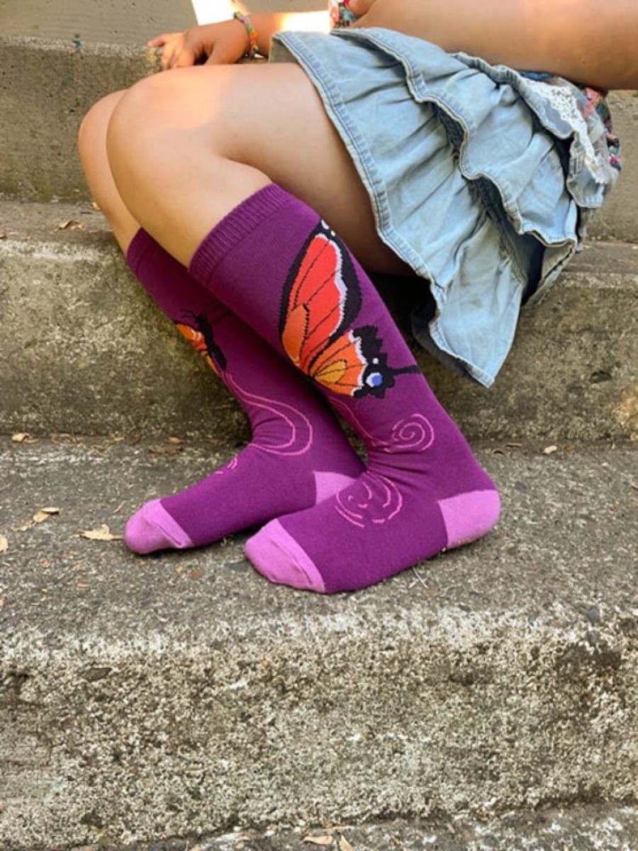 Socks Sock It To Me Kids Socks | The Monarch Kid'S Knee High