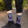 Socks Out Of Print Midcalves | Fight Evil, Read Books Crew