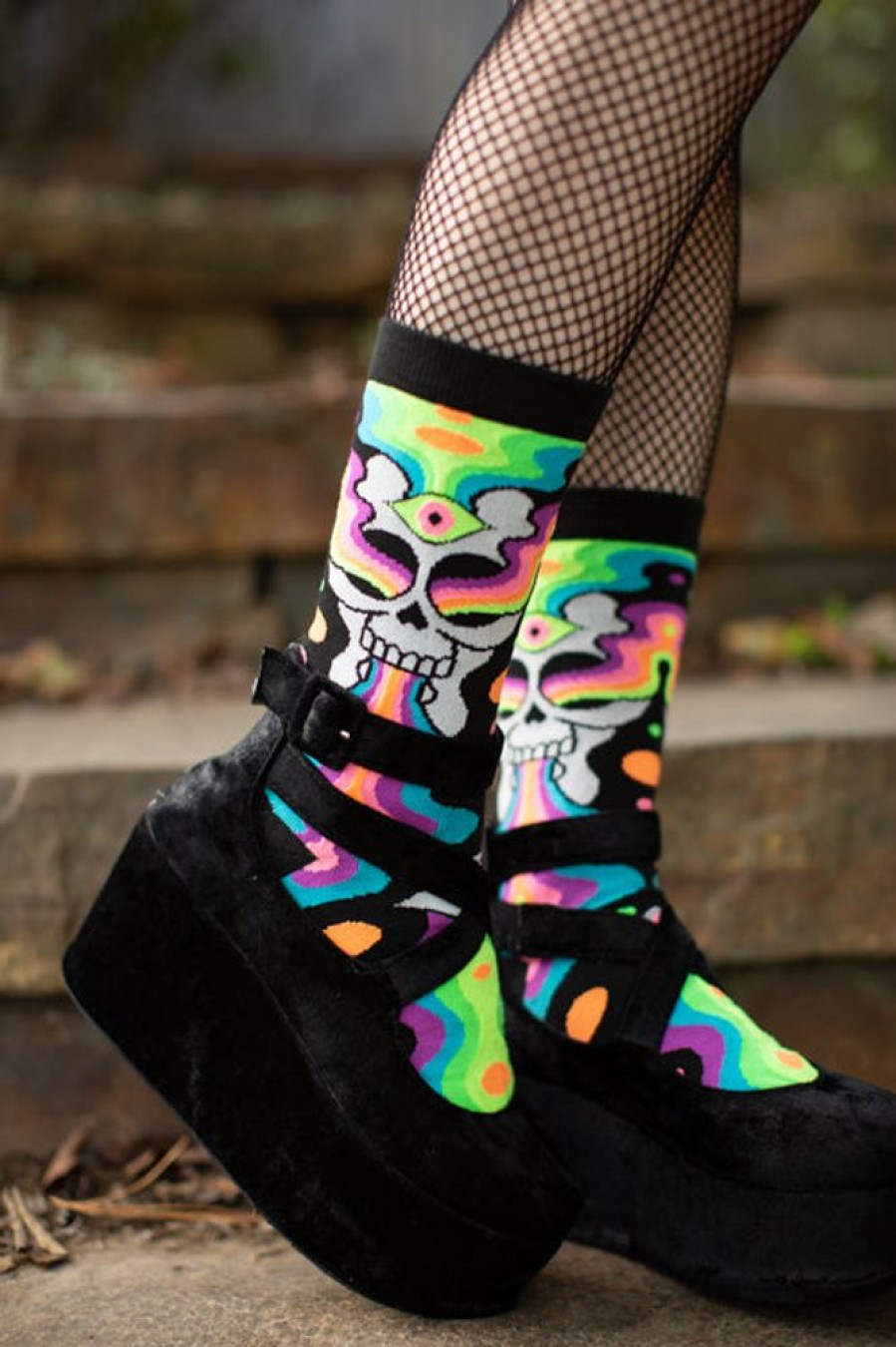 Socks Gumball Poodle Crew Socks | Oliver Hibert Eye Of The Doomed Crew