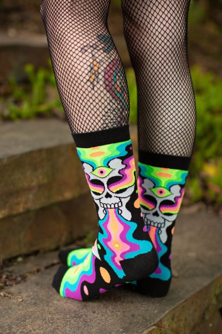 Socks Gumball Poodle Crew Socks | Oliver Hibert Eye Of The Doomed Crew