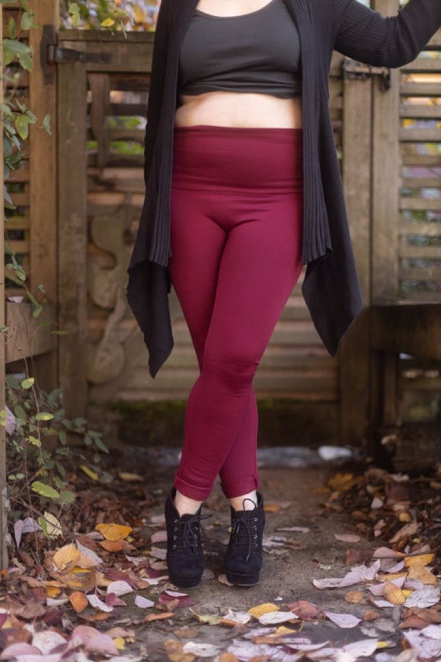 Plus Size Yelete Plus Size Leggings | Plus Size High Waisted Fleece Lined Leggings