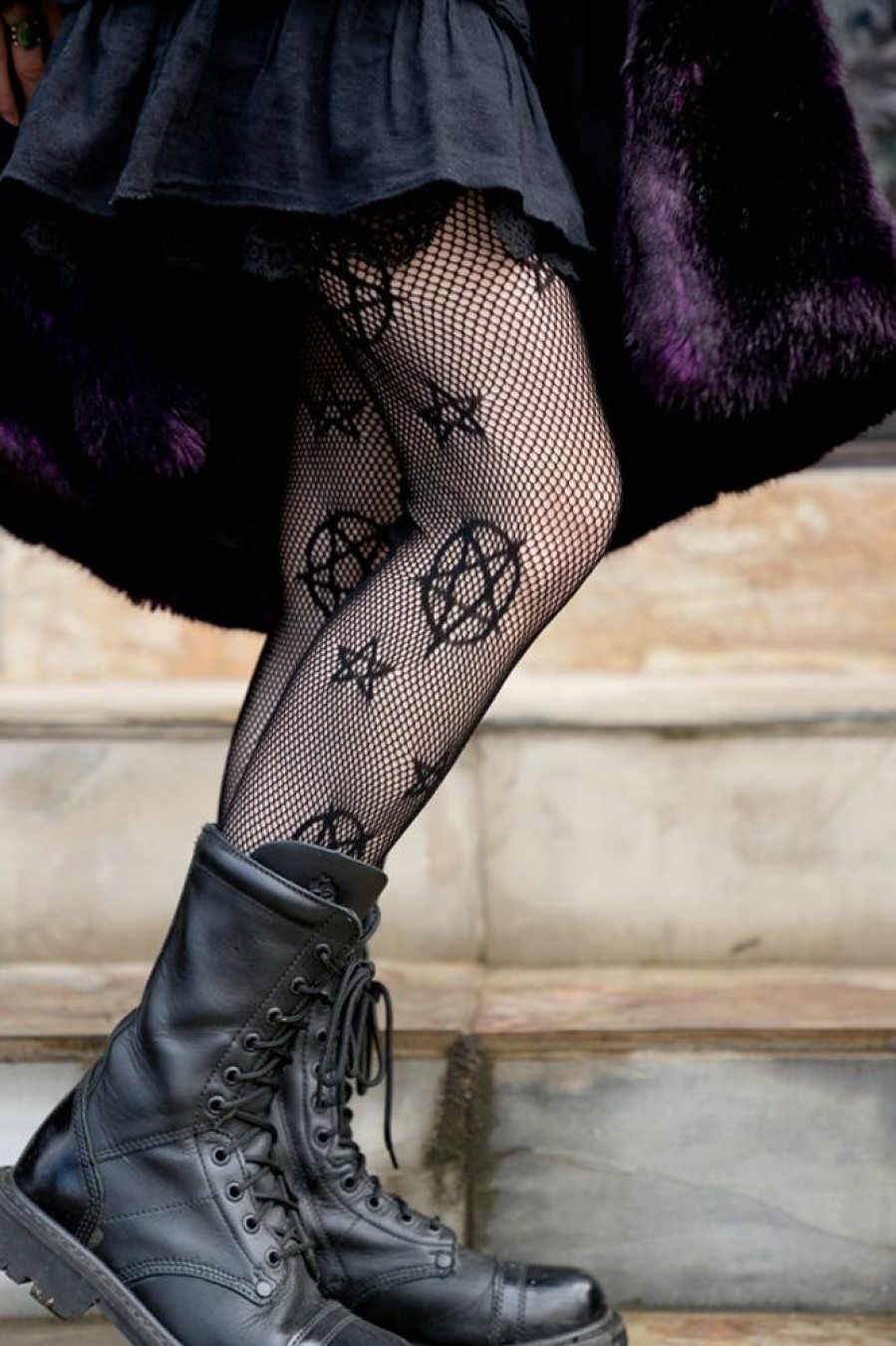 Plus Size Leg Avenue Plus Size Tights | Occult Net Tights