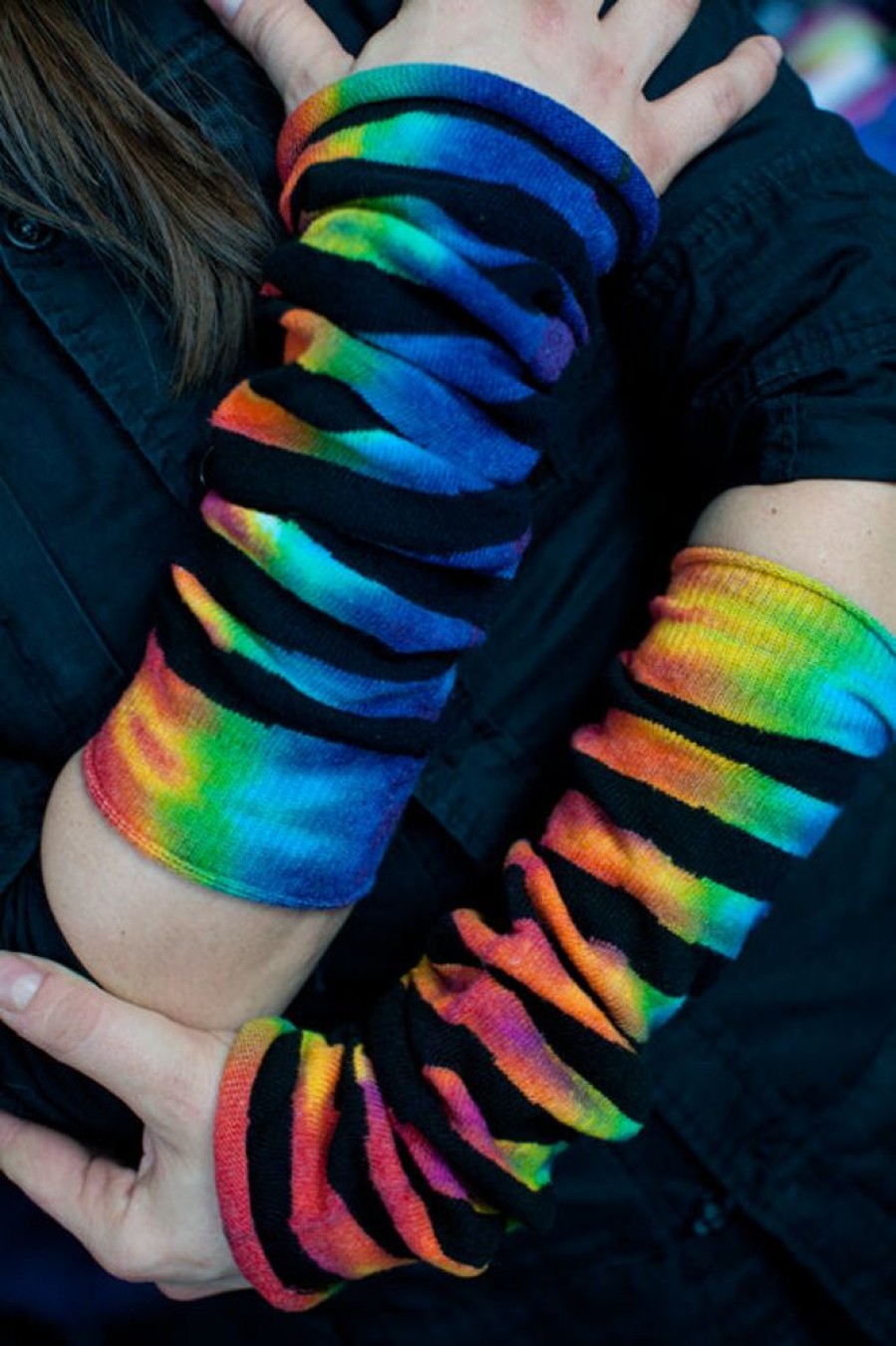 Accessories Love Lite Precision Tie Dye Arm Warmers | Tie Dye M Sleeves