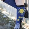 Plus Size Sock It To Me Plus Size Knee Highs | Starry Night Stretch It Knee High