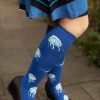 Plus Size Sock It To Me Plus Size Knee Highs | Nice To Sea You Glow In The Dark Stretch-It Knee High