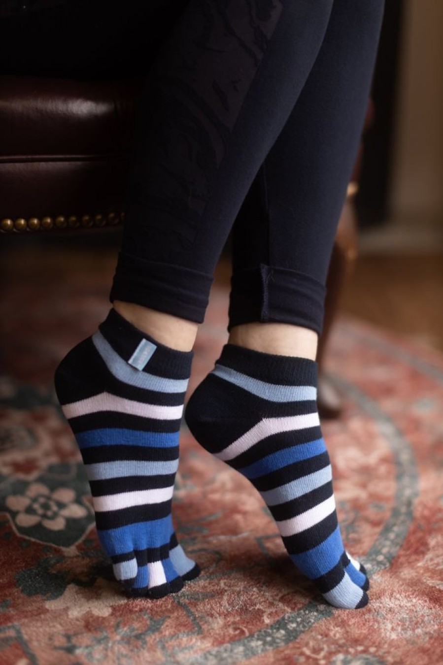 Socks ToeToe Anklets | Striped Anklet Toe Socks