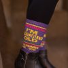 Socks Gumball Poodle Crew Socks | I'M Officially Old Crew