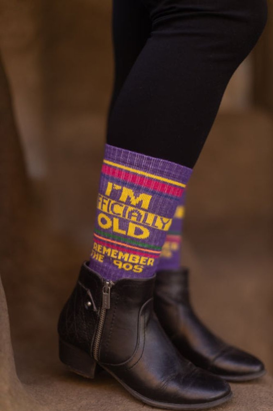 Socks Gumball Poodle Crew Socks | I'M Officially Old Crew