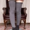 Socks Dreamer Socks Thigh Highs | Extraordinarily Longer Roll Top Thigh High