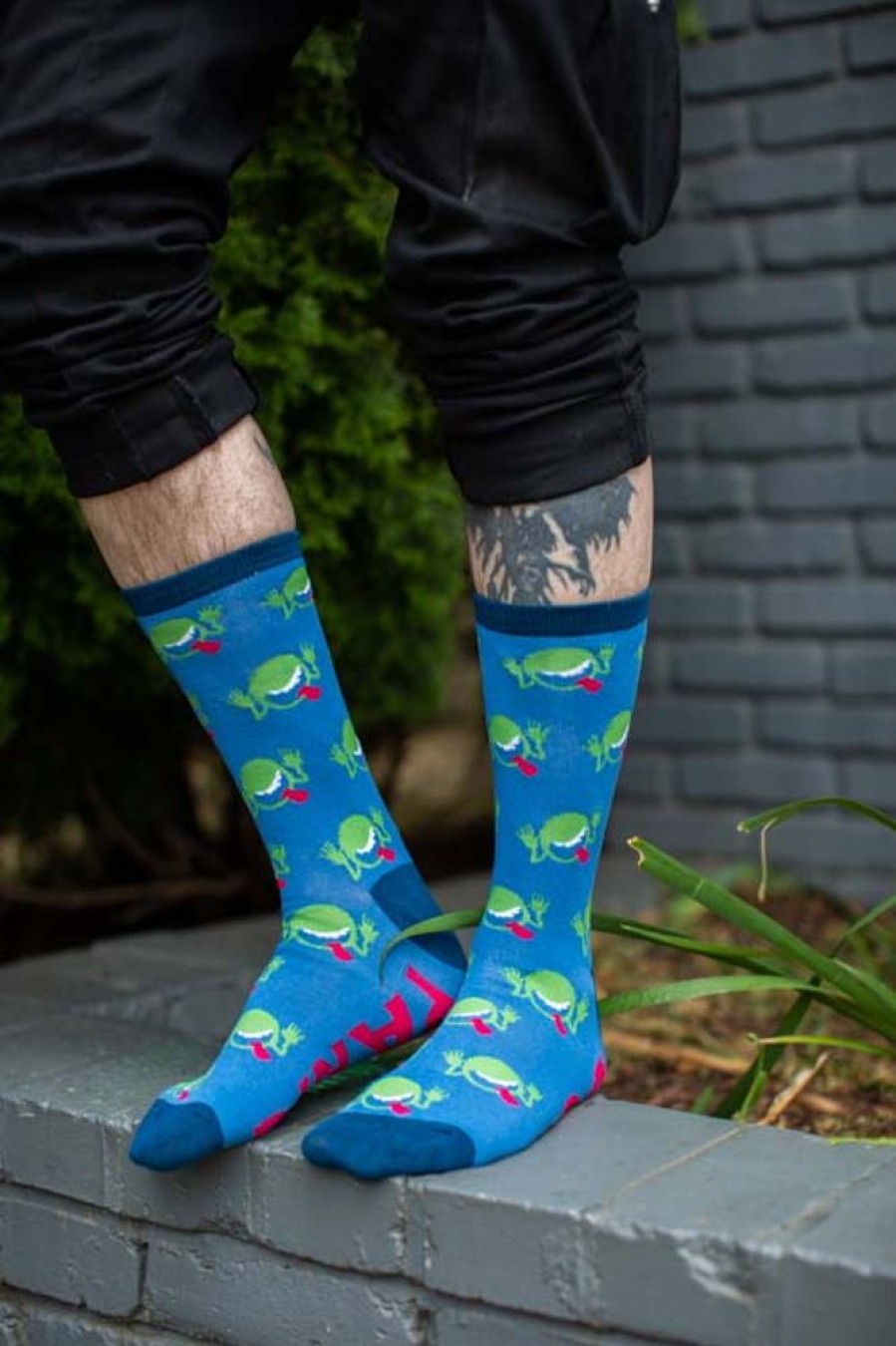 Plus Size Out Of Print Plus Size Crew Socks | The Hitchhiker'S Guide To The Galaxy Crew