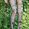 Plus Size Leg Avenue Plus Size Sock Garters | Ivy Shimmer Garter Leg Wrap