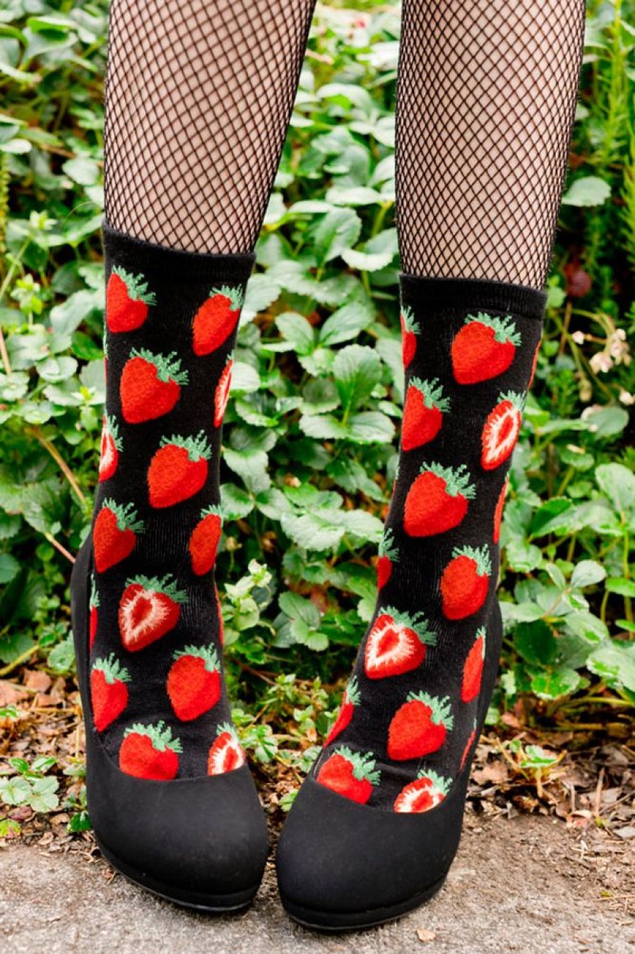 Socks Mod Sock Crew Socks | Sweet Strawberries Crew