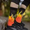 Socks K Bell Crew Socks | Fiery Crew