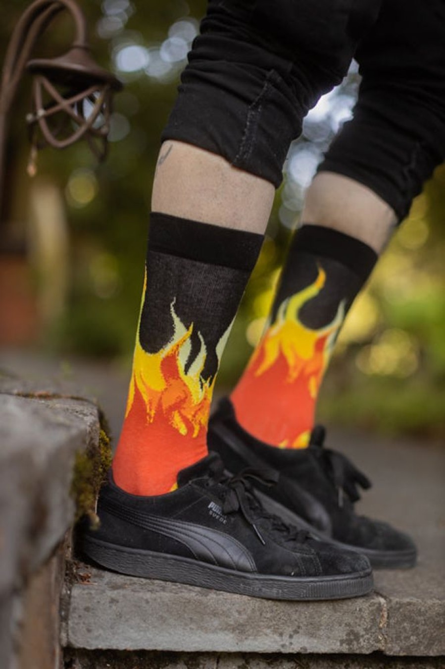 Socks K Bell Crew Socks | Fiery Crew